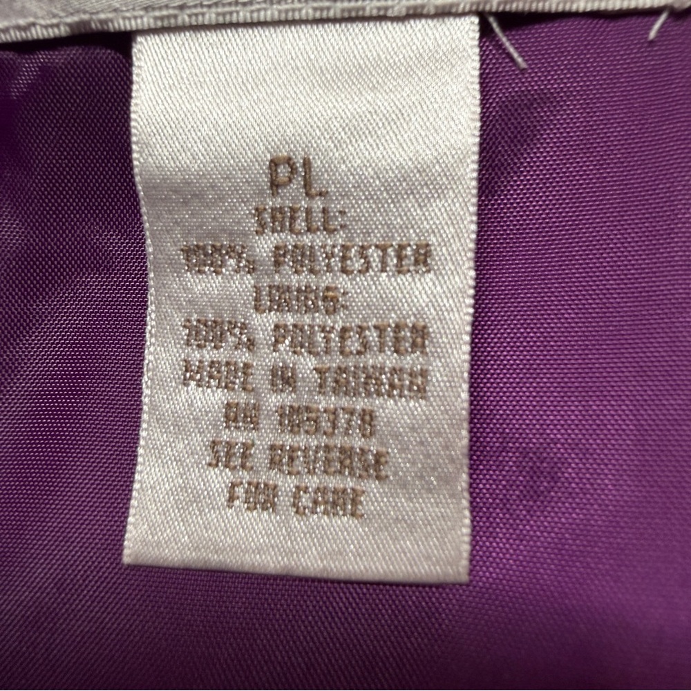 Drapers & Damons Purple Quilted Button Up Vest with Collar, Pockets Size P-Large - Picture 9 of 17
